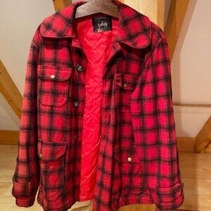40's Woolrich Heavy Wool Mackinaw Cruiser Jacket Buffalo Plaid USA 523 &Pants